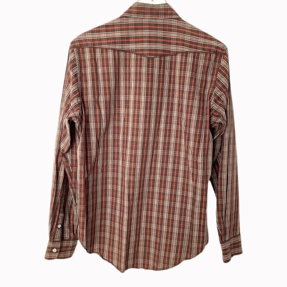 Vintage y2k Gap Plaid Western Shirt Sz S - Picture 2 of 5